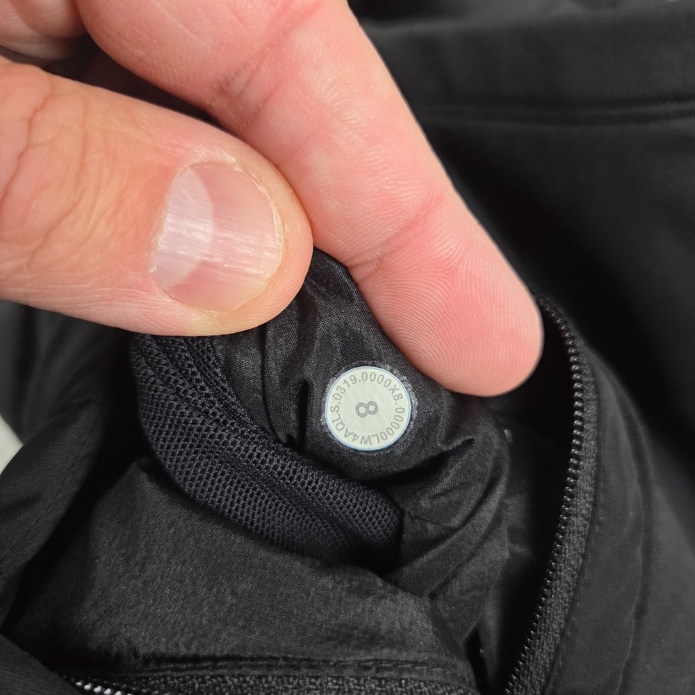 Lululemon Down For It All Vest Womens 8 Black Puffer Full Zip Lightweight - Picture 10 of 10